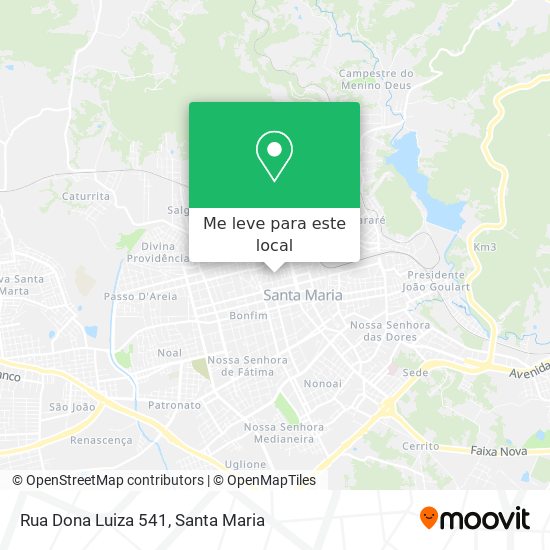 Rua Dona Luiza 541 mapa