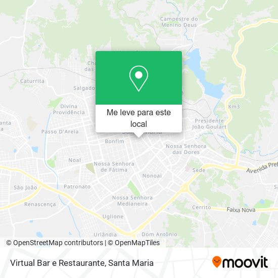 Virtual Bar e Restaurante mapa