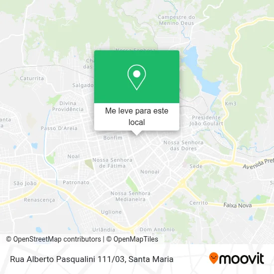 Rua Alberto Pasqualini 111/03 mapa