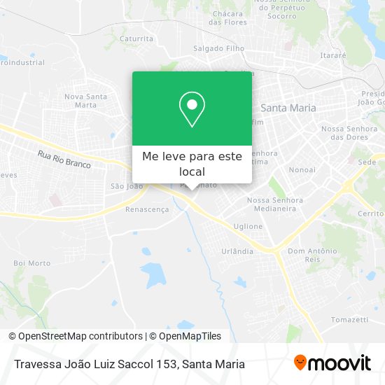 Travessa João Luiz Saccol 153 mapa