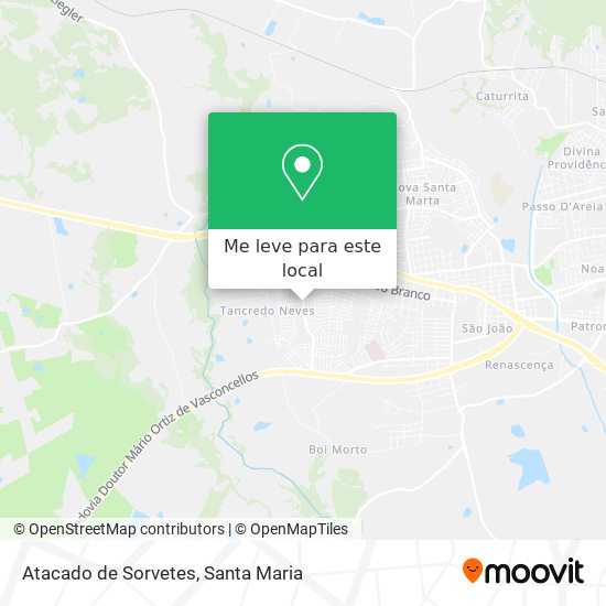 Atacado de Sorvetes mapa