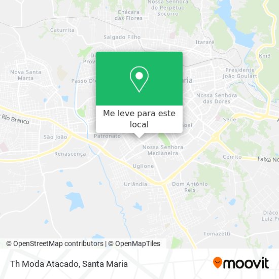 Th Moda Atacado mapa