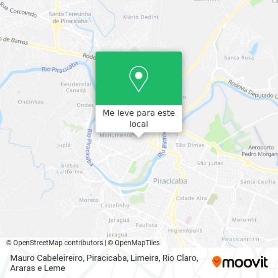 Mauro Cabeleireiro mapa