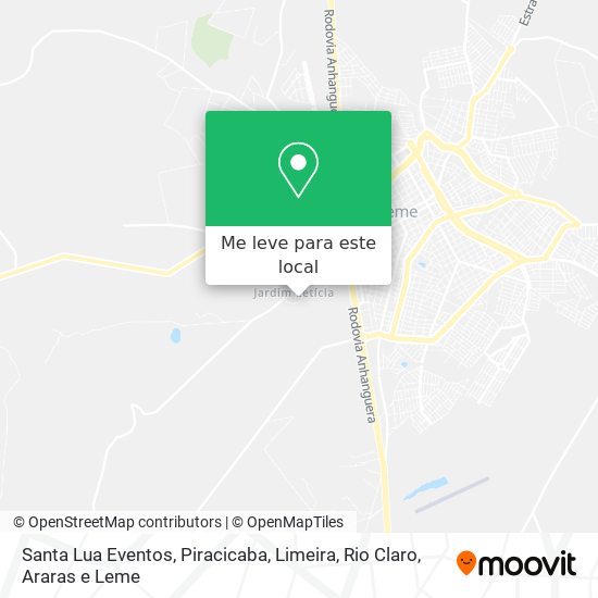 Santa Lua Eventos mapa