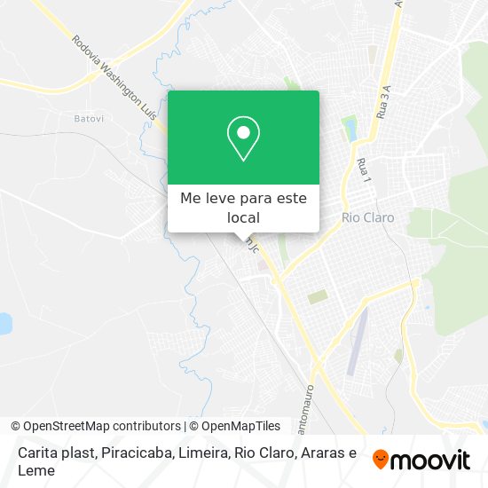 Carita plast mapa