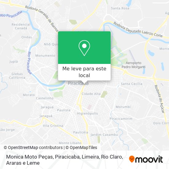Monica Moto Peças mapa