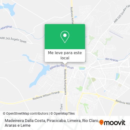 Madeireira Dalla Costa mapa