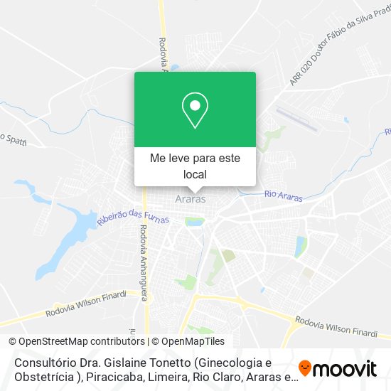 Consultório Dra. Gislaine Tonetto (Ginecologia e Obstetrícia ) mapa