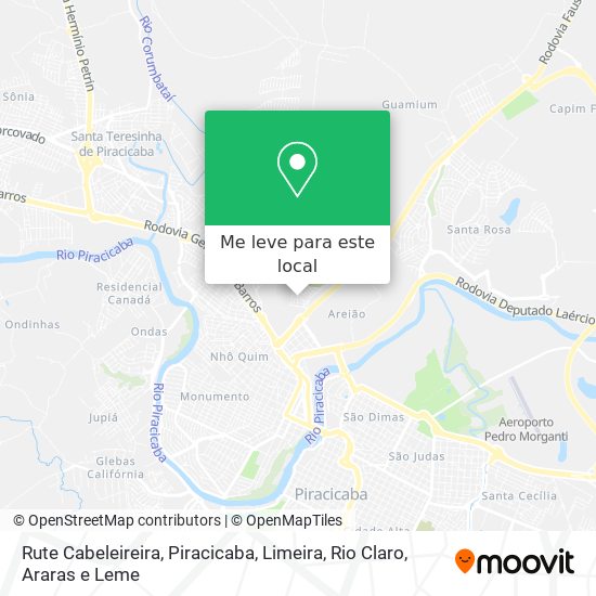 Rute Cabeleireira mapa