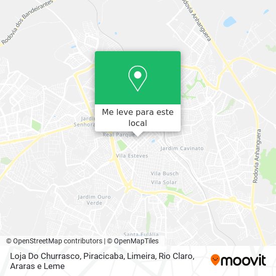 Loja Do Churrasco mapa