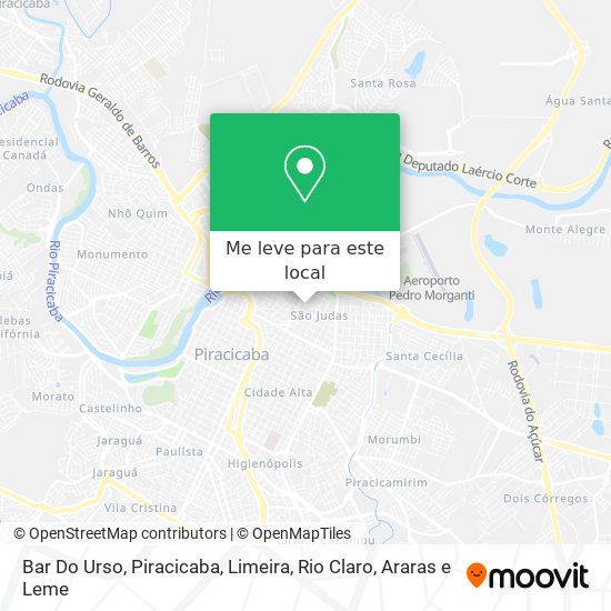 Bar Do Urso mapa