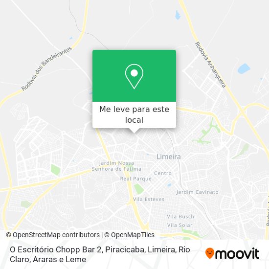 O Escritório Chopp Bar 2 mapa