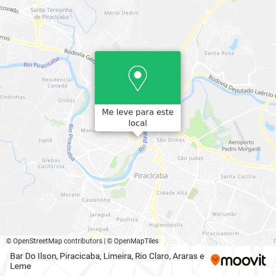 Bar Do Ilson mapa