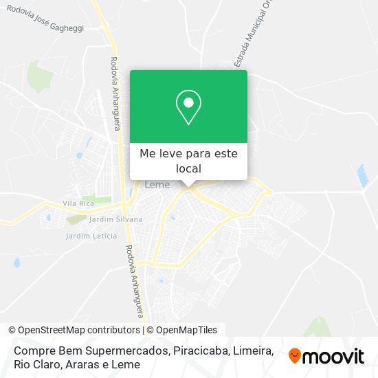 Compre Bem Supermercados mapa