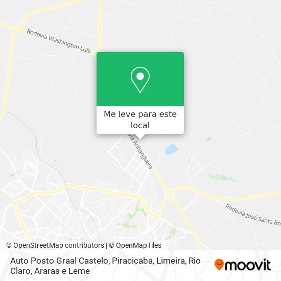 Auto Posto Graal Castelo mapa