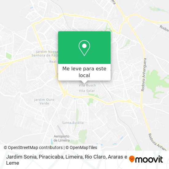 Jardim Sonia mapa