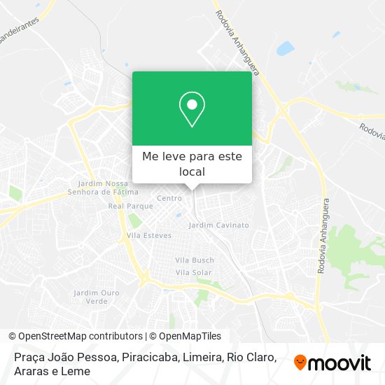 Praça João Pessoa mapa