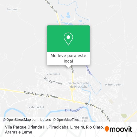 Vila Parque Orlanda III mapa