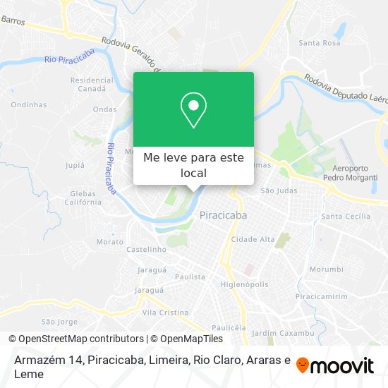 Armazém 14 mapa
