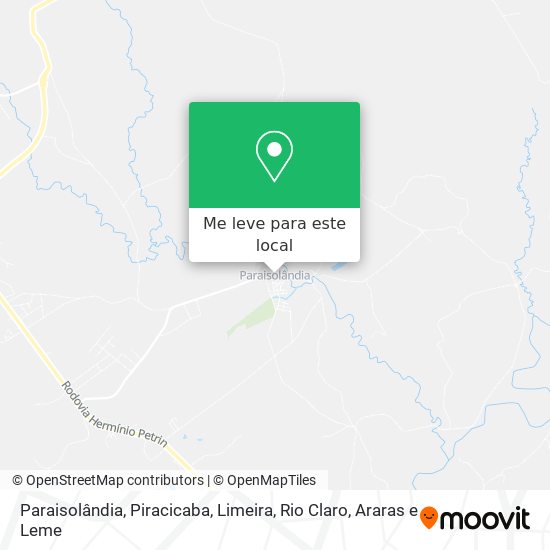 Paraisolândia mapa