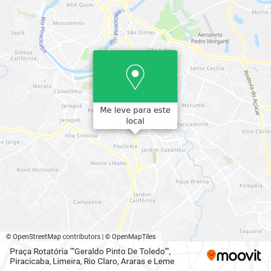 Praça Rotatória ""Geraldo Pinto De Toledo"" mapa