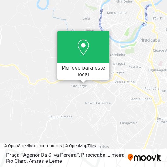 Praça ""Agenor Da Silva Pereira"" mapa