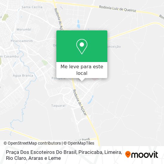 Praça Dos Escoteiros Do Brasil mapa