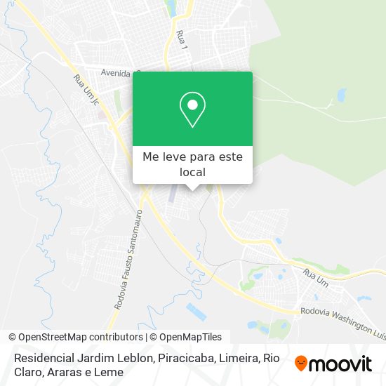 Residencial Jardim Leblon mapa