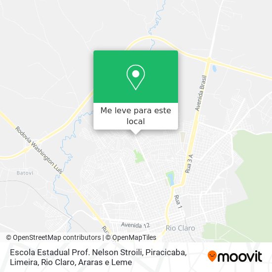 Escola Estadual Prof. Nelson Stroili mapa