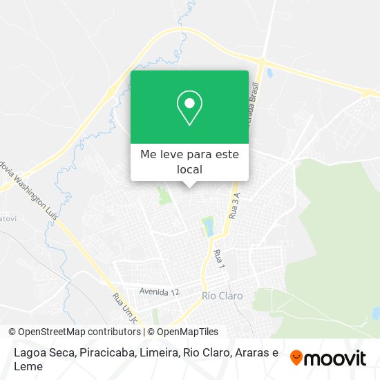 Lagoa Seca mapa