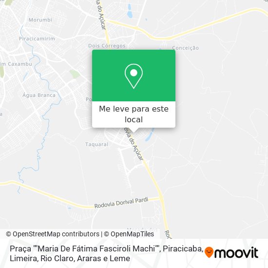 Praça ""Maria De Fátima Fasciroli Machi"" mapa