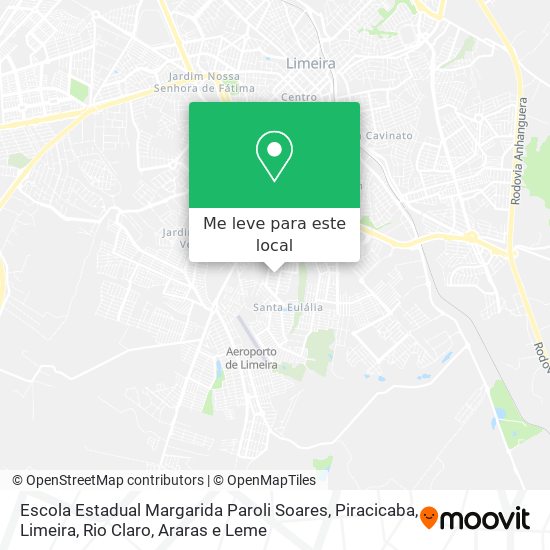 Escola Estadual Margarida Paroli Soares mapa