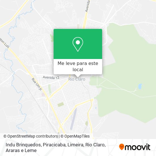 Indu Brinquedos mapa
