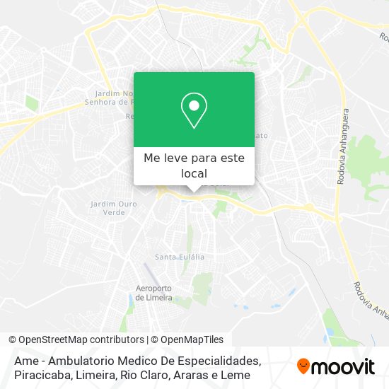 Ame - Ambulatorio Medico De Especialidades mapa
