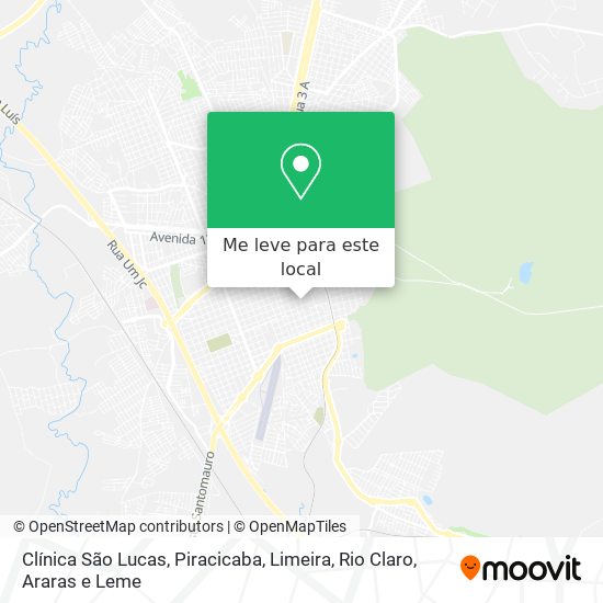 Clínica São Lucas mapa
