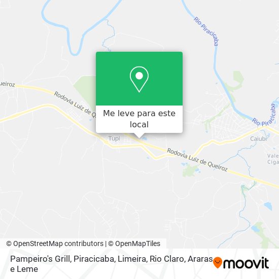 Pampeiro's Grill mapa