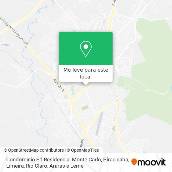 Condomínio Ed Residencial Monte Carlo mapa