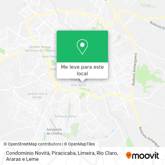 Condomínio Novità mapa