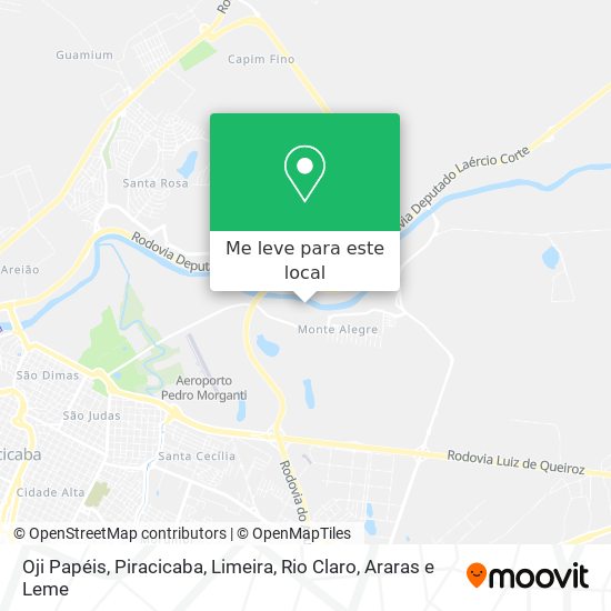 Oji Papéis mapa