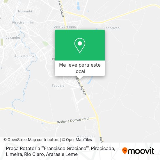 Praça Rotatória ""Francisco Graciano"" mapa