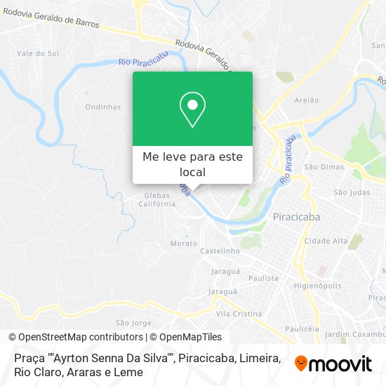 Praça ""Ayrton Senna Da Silva"" mapa