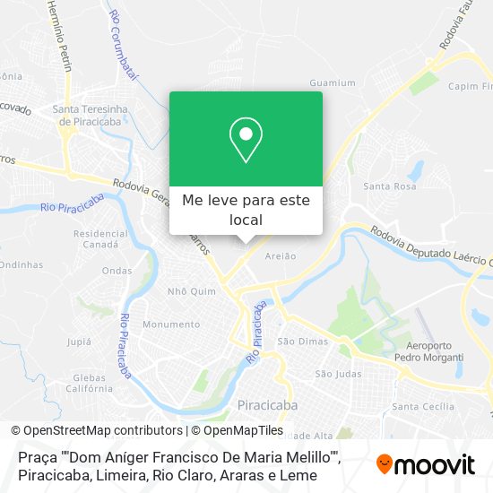 Praça ""Dom Aníger Francisco De Maria Melillo"" mapa