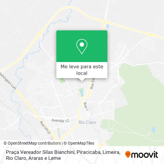 Praça Vereador Silas Bianchini mapa