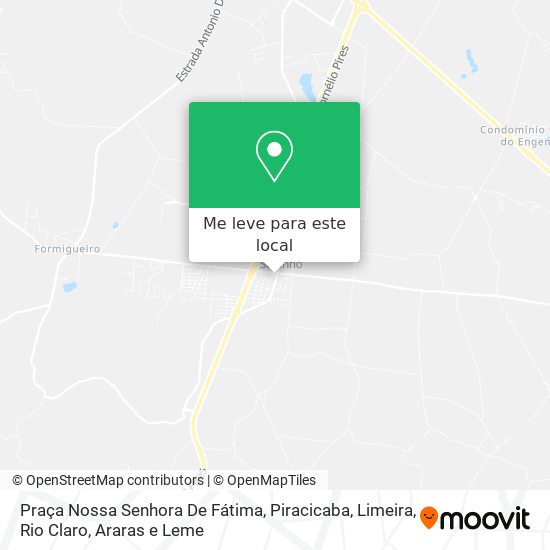 Praça Nossa Senhora De Fátima mapa