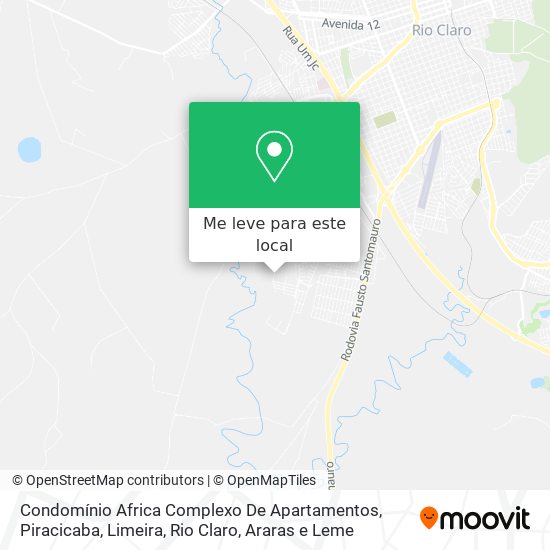 Condomínio Africa Complexo De Apartamentos mapa