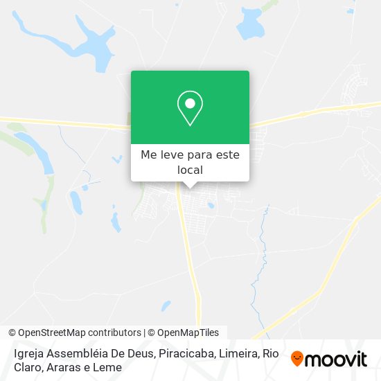 Igreja Assembléia De Deus mapa
