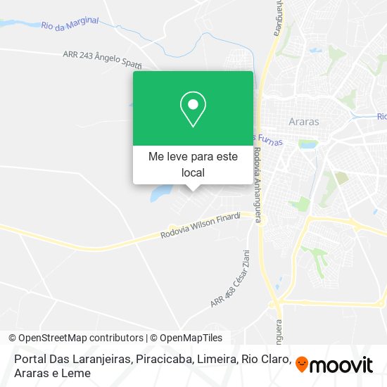 Portal Das Laranjeiras mapa