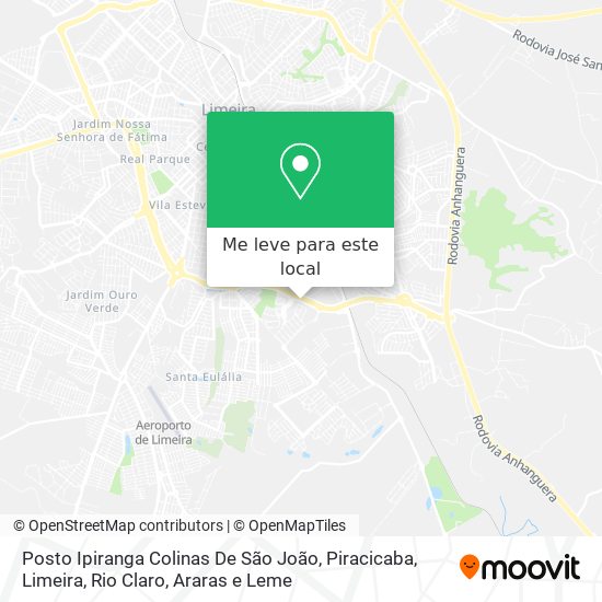 Posto Ipiranga Colinas De São João mapa