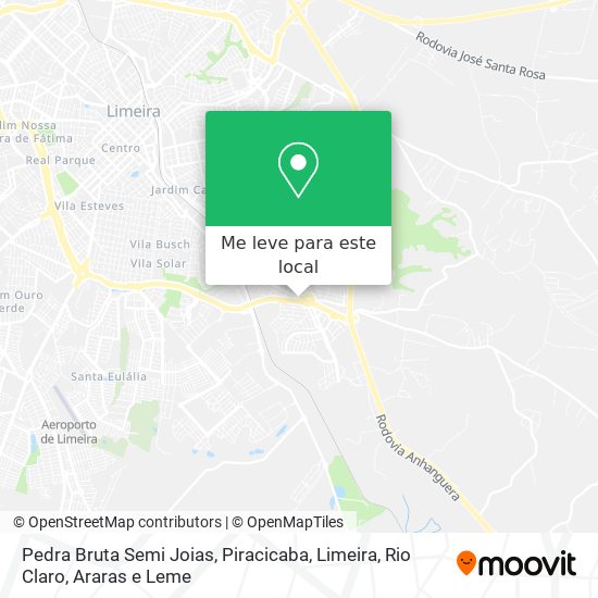 Pedra Bruta Semi Joias mapa
