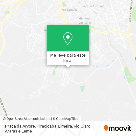 Praça da Árvore mapa